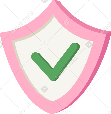 checkmark in shield PNG, SVG