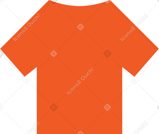 camiseta naranja PNG, SVG