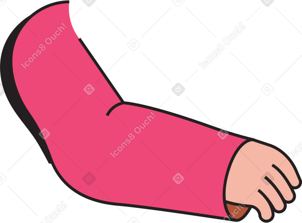 arm of a girl sitting in a rocking chair PNG, SVG