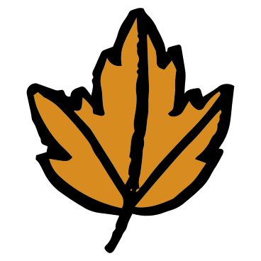 orange leaf PNG, SVG