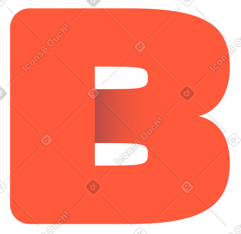 字母b PNG, SVG