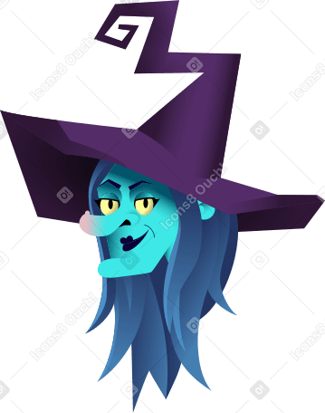 witch avatar PNG, SVG