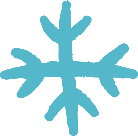 snowflake Illustration in PNG, SVG