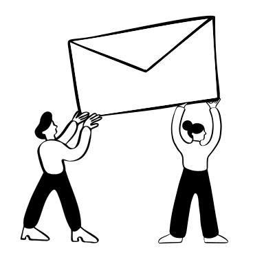 郵便配達員が郵便物を配達する PNG、SVG