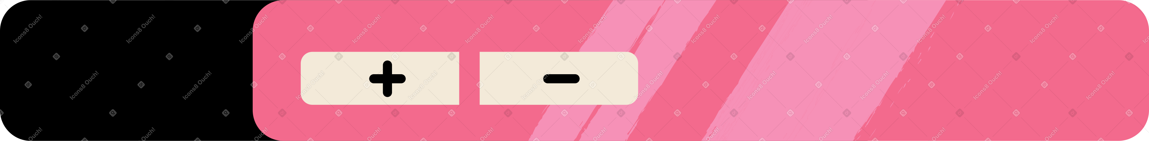small player with volume control Illustration in PNG, SVG