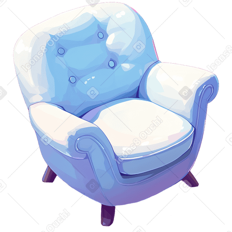 white chair PNG, SVG