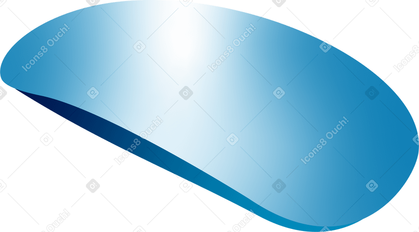 isometric wireless computer mouse PNG, SVG