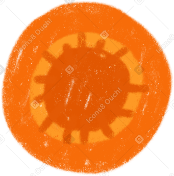 carrot slice PNG, SVG
