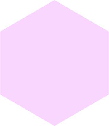 pink hexagon PNG, SVG