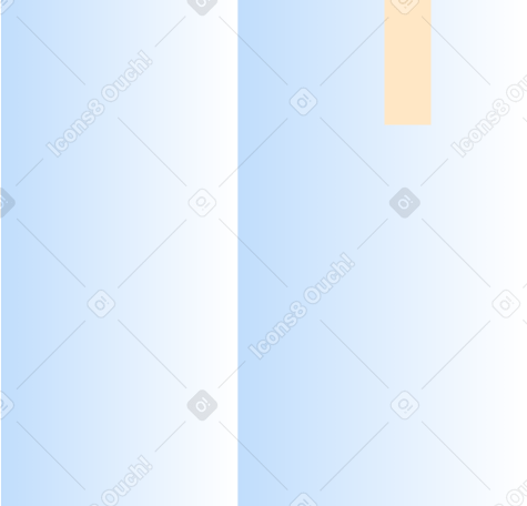 blue box with gradient Illustration in PNG, SVG