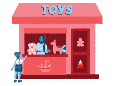 Магазин игрушек в PNG, SVG