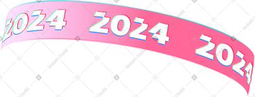 文本 2024 顶部 PNG, SVG