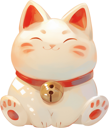 lucky cat PNG, SVG