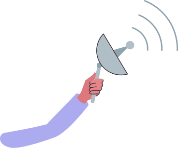 hand-with-listening-device PNG, SVG