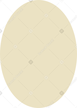 beige ellipse PNG、SVG