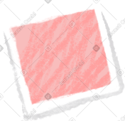 Square piece of confetti PNG, SVG