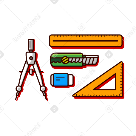 Designer tools Illustration in PNG, SVG