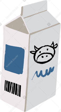 large carton of milk PNG、SVG