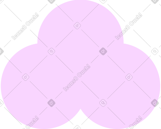 pink trefoil PNG, SVG