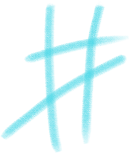 ハッシュタグ記号 のイラスト Png Svg Gif