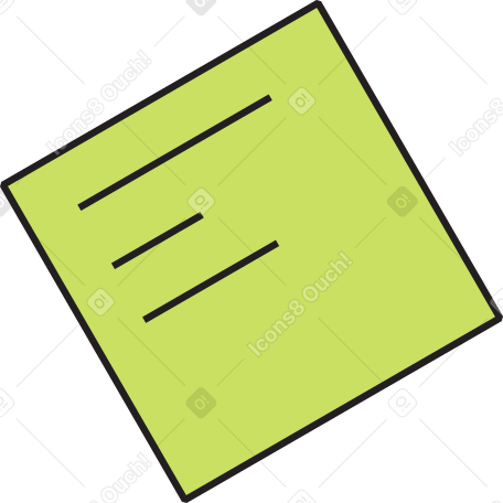 foglio di carta con testo PNG, SVG