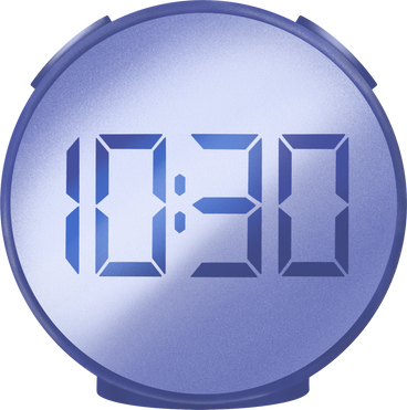electronic desktop clock PNG, SVG
