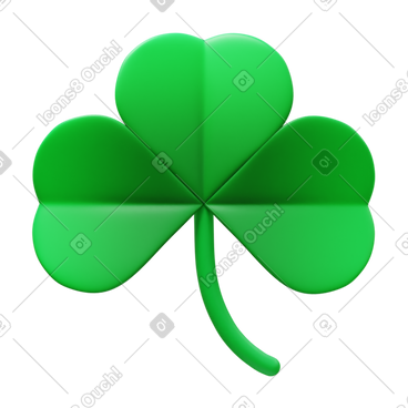 Three leaf clover PNG, SVG