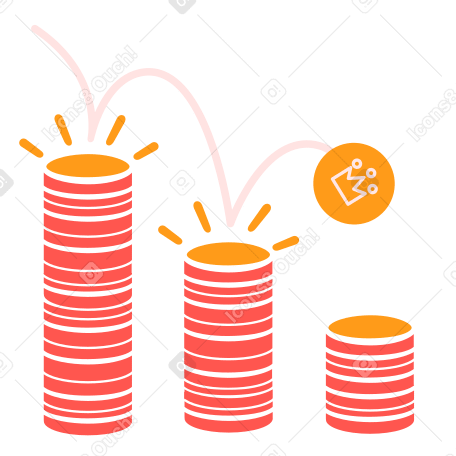 Finance Illustration in PNG, SVG