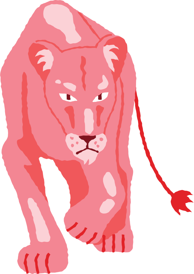 lioness Illustration in PNG, SVG