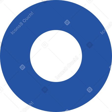 синий пузырь в PNG, SVG