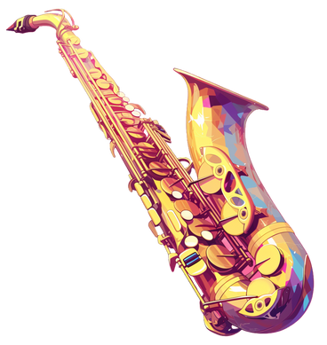 Saxofón PNG, SVG