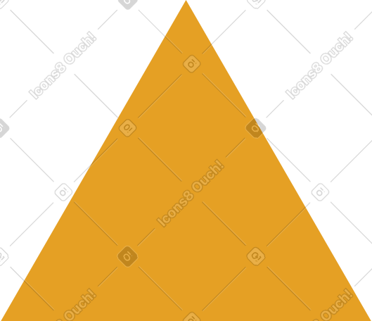 orange triangle PNG, SVG