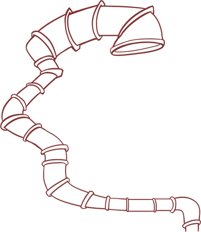 pipeline Illustration in PNG, SVG