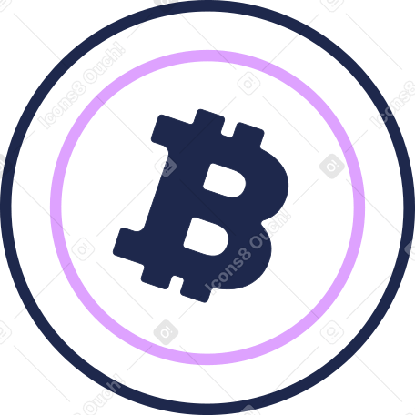 moeda bitcoin PNG, SVG