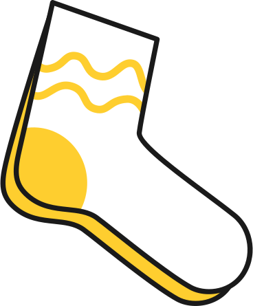 knitted socks PNG, SVG