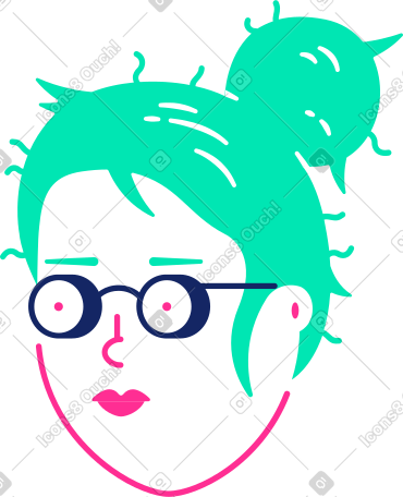 头女人 PNG, SVG