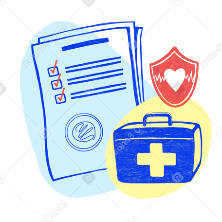 health insurance Illustration in PNG, SVG