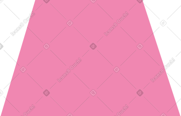 Pink trapezoid PNG, SVG