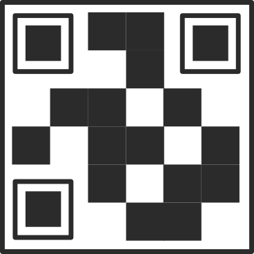 square black and white barcode PNG, SVG
