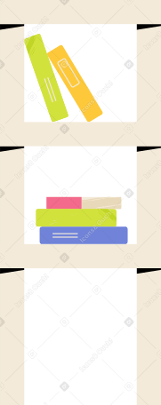 bookcase with books Illustration in PNG, SVG