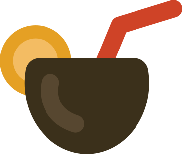 beach cocktail PNG, SVG