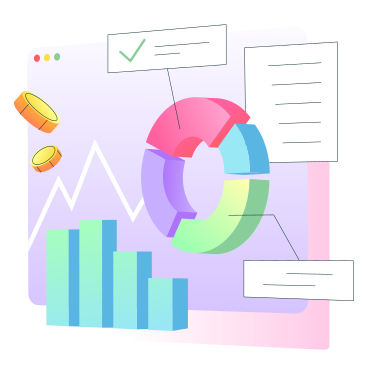 Financial analytics for business planning and forecasting PNG, SVG