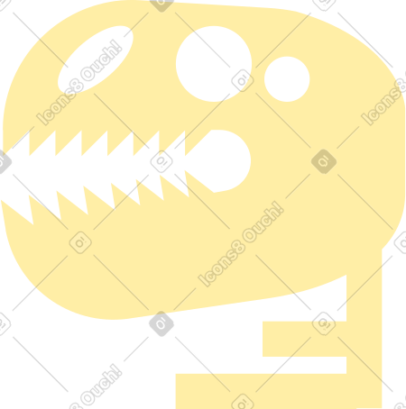 dinosaur skull PNG, SVG