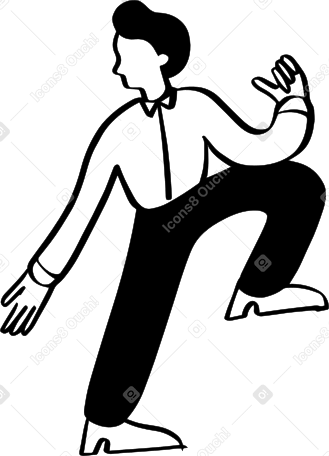 man walking up the stairs PNG, SVG