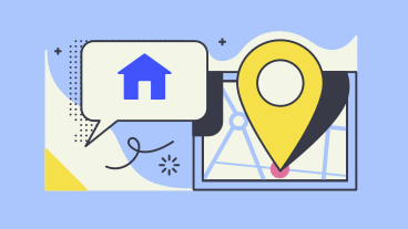 Location access animated illustration in GIF, Lottie (JSON), AE