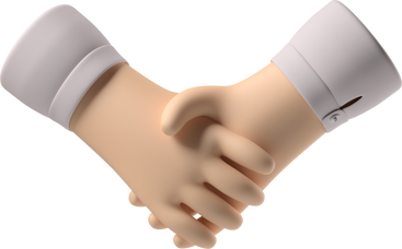 Handshake of pale skin hands PNG, SVG