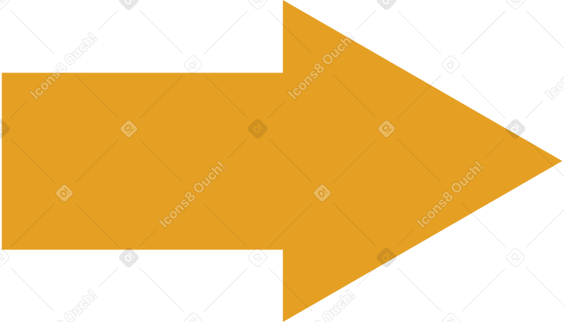 orange arrow PNG, SVG