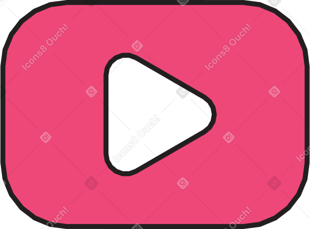 play icon Illustration in PNG, SVG
