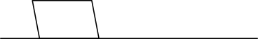Ligne avec parallélogramme PNG, SVG