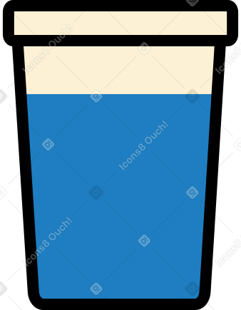 Vaso de agua PNG, SVG